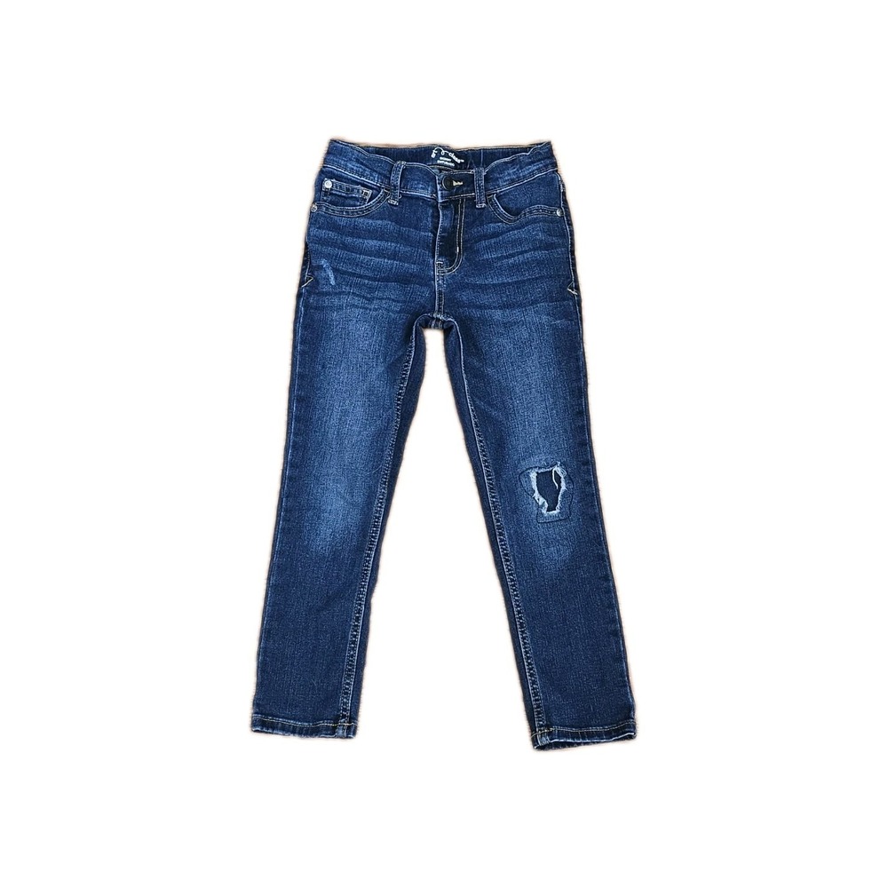 Art Class Jeans Boy's 8 Dark Wash Skinny ‎ Denim Adjustable Waist #21